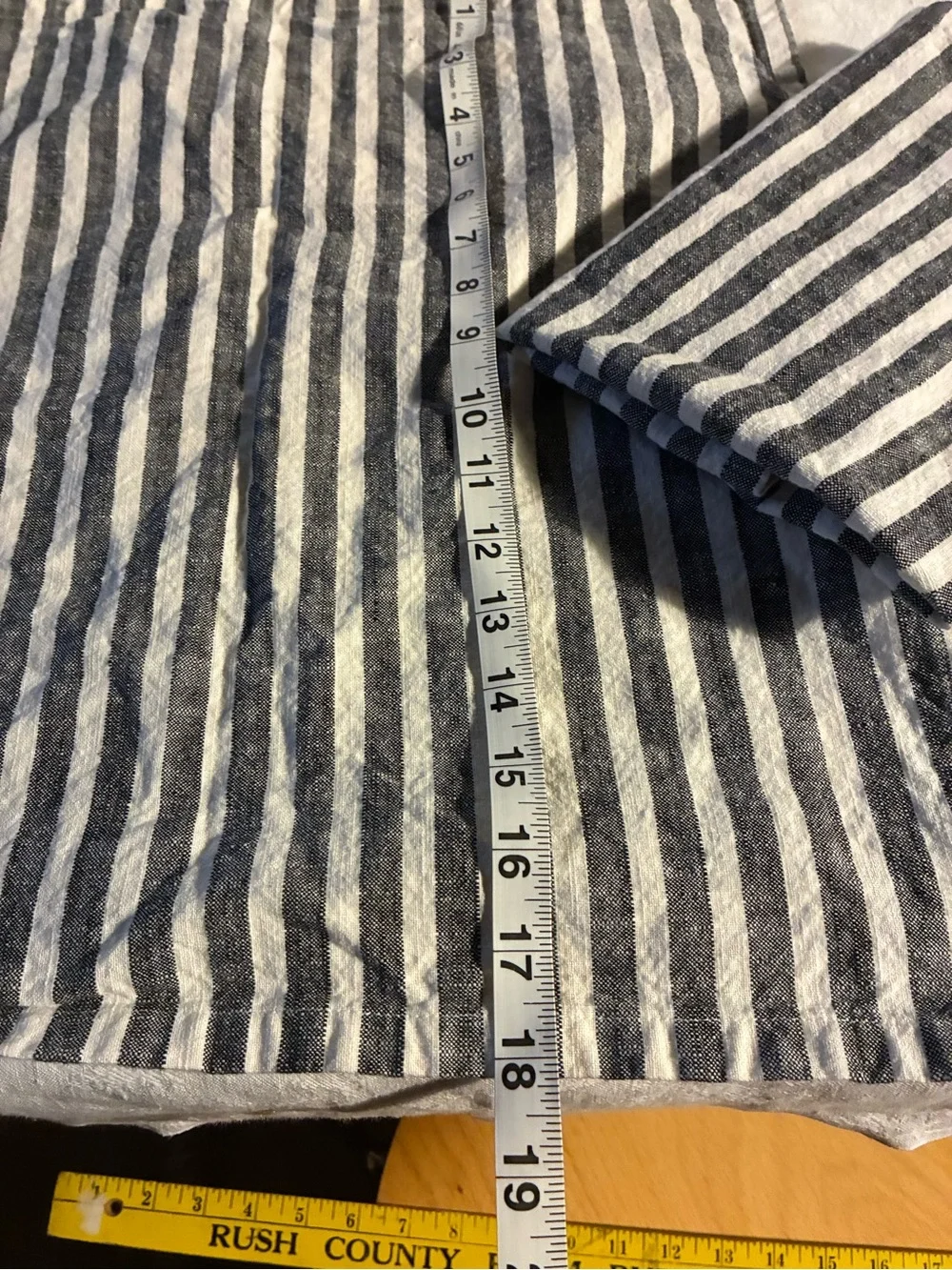 Magnolia & World Market 3 Towels 100% Cotton NWOT Cream/Tan/Black/White Stripes